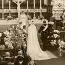 The wedding ceremony in Oslo Cathedral (Photographer unknown, The Royal Court Photo Archives)